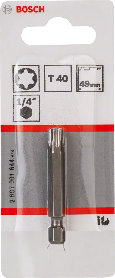 Bit extra-hard T40 – 49 mm, 1 stuk