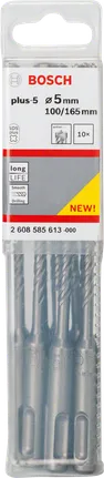 SDS Plus-5 Hamerboor, 5 mm – Set Van 10