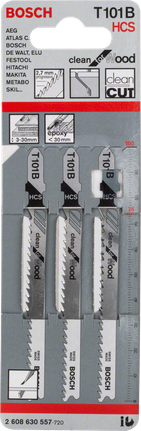 Bosch Decoupeerzaagblad T 101 B – 5 Stuks