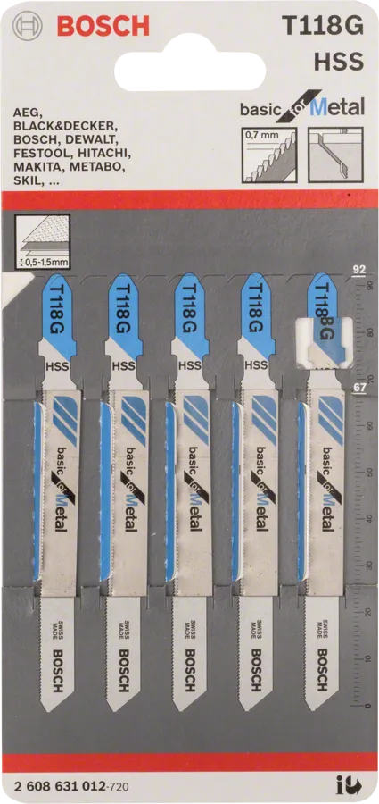 T 118 G Basic for Metal Decoupeerzaagblad