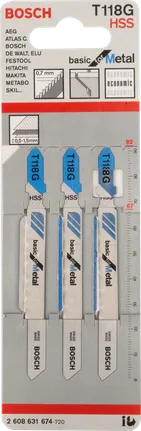 T 118 G Basic for Metal Decoupeerzaagblad