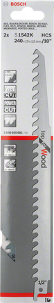 Bosch S 1542 K Reciprocityzaagblad