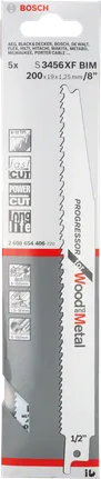 Bosch S 3456 XF Reciprocityzaagblad – 5 stuks