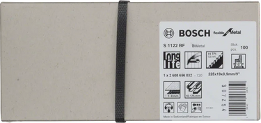 Bosch S 1122 BF Flexibel Reciprocityzaagblad, 225 mm, 100-delig