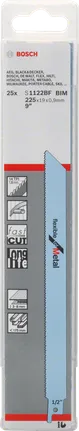 Bosch S 1122 BF Flexibel Metaal Reciprocityzaagblad, 225 mm