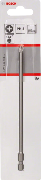 Bosch PH1 Extra Hard Schroevendraaierbit 152 mm – 1 St