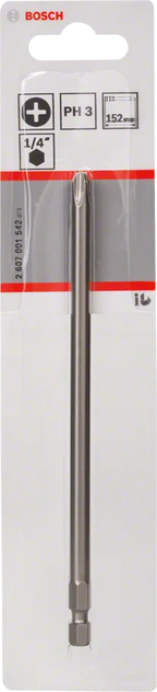 Bosch PH3 Extra Hard Schroevendraaierbit 152 mm – 1 St