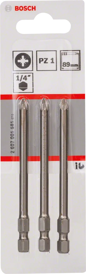 Bosch PZ1 Extra Hard Schroevendraaierbit 89mm