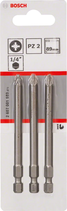 Bosch PZ2 Extra Hard Schroevendraaierbit 89mm