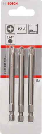 Bosch PZ3 Extra Hard Schroevendraaierbit 89mm