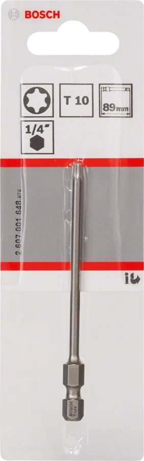 Bit extra-hard T10 – 89 mm, 1 stuk