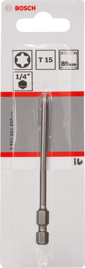 Bit extra-hard T15 – 89 mm, 1 stuk