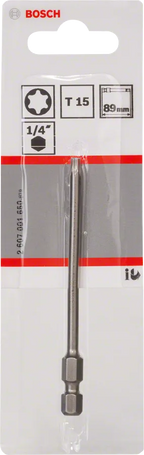 Bit extra-hard T15 – 89 mm, 1 stuk