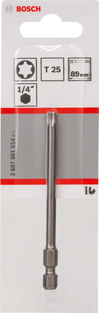 Bit extra-hard T25 – 89 mm, 1 stuk