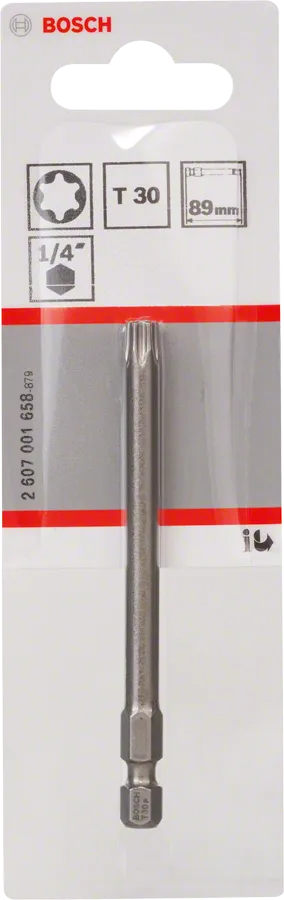 Bit extra-hard T30 – 89 mm, 1 stuk