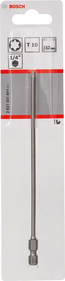 Bit extra-hard T10 – 152 mm, 1 stuk
