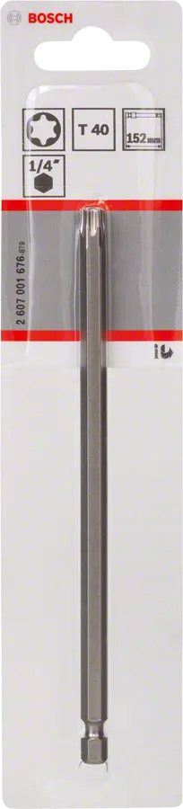 Bosch schroevendraaierbit Extra Hard T40 152 mm