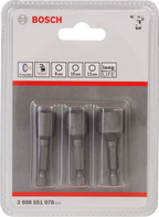 Extra Hard doppenset, 3 Stuks