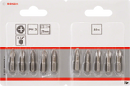 Bosch PH2 Extra Hard Schroevendraaierbit 25 mm – 10 St
