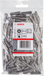 Bosch PH3 Extra Hard Schroevendraaierbit 25 mm – 100 St