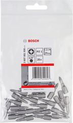 Bosch PZ1 Extra Hard Schroevendraaierbit 25 mm – 25 St