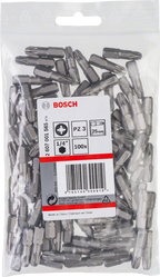 Bosch PZ3 Extra Hard Pozidriv-Schroevendraaierbit 25 mm – 100 St