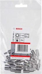 Bosch schroevendraaierbit Extra Hard T15 25 mm
