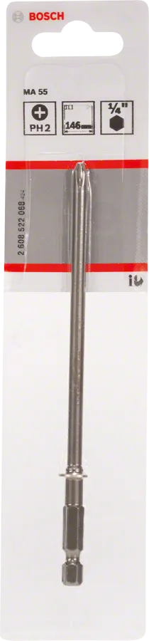 Bosch PH2 Extra Hard Schroevendraaierbit 145 mm – 1 St