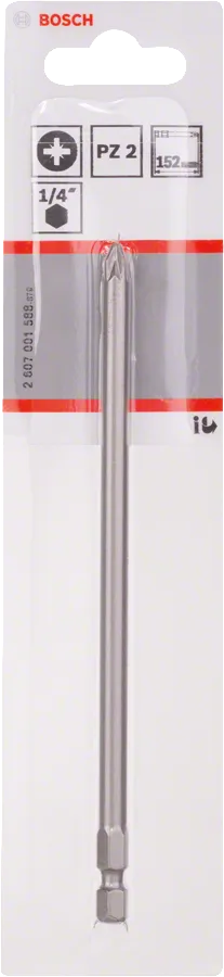 Bosch PZ2 Extra Hard Schroevendraaierbit 25 mm – 25 St