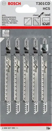 T 301 CD Clean for Wood decoupeerzaagblad