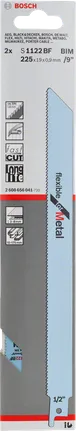 Bosch S 1122 BF Flexibel Metaal Reciprocityzaagblad, 225 mm