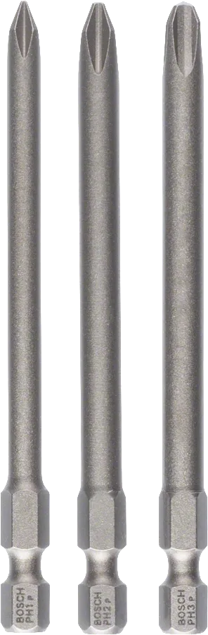 3-delige bitset Extra Hard PH1, PH2, PH3 – 89 mm