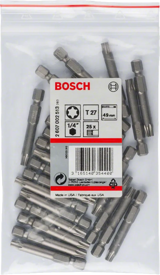Bosch Schroevendraaierbit Extra Hard T27 49 mm