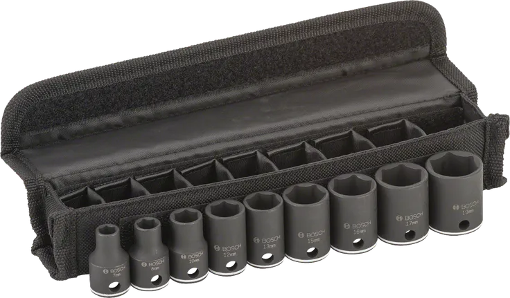 9-Delige Doppenset 7–19 mm (3/8 inch)