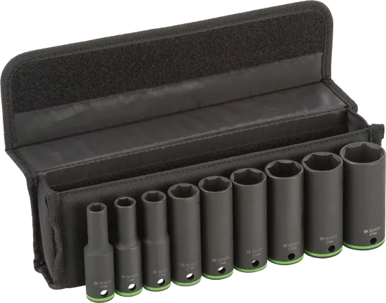 9-Delige Doppenset 10–27 mm (1/2 inch)