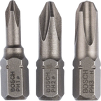 3-delige Extra Hard schroefbitset PH1, PH2, PH3