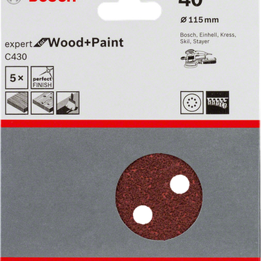 Schuurblad C430 (115 mm,8 gaten)