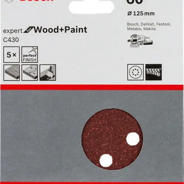 Schuurblad C430 (125 mm,8 gaten)