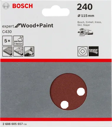 Schuurblad C430 (115 mm,8 gaten)