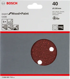 Schuurblad C430 (150 mm, 6 gaten)