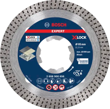 EXPERT HardCeramic X-LOCK Diamantdoorslijpschijf 85 × 22,23 × 1,6 × 7 mm