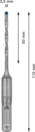 Bosch EXPERT SDS plus-7X Hamerboor 3,5 x 50 x 115 mm