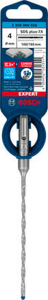 EXPERT SDS plus-7X Hamerboor 4 x 100 x 165 mm