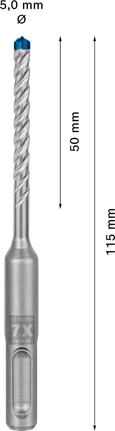 EXPERT SDS plus-7X Hamerboor 5 x 50 x 115 mm