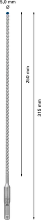 EXPERT SDS plus-7X Hamerboor 5 x 250 x 315 mm