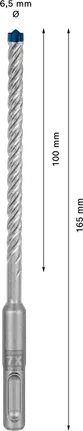 EXPERT SDS plus-7X Hamerboor 6,5 x 100 x 165 mm