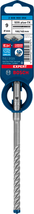 EXPERT SDS plus-7X Hamerboor 9 x 100 x 165 mm