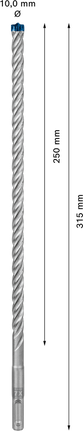 EXPERT SDS plus-7X Hamerboor 10 x 250 x 315 mm