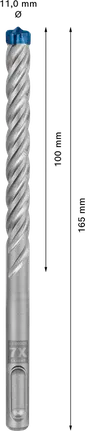 Bosch EXPERT SDS plus-7X hamerboor 11 × 100 × 165 mm