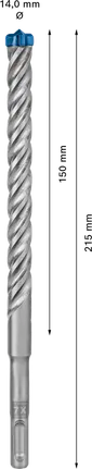 Bosch EXPERT SDS plus-7X hamerboor 14 × 150 × 215 mm